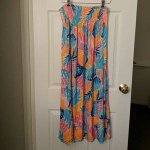 Lilly Pulitzer pineapple skirt